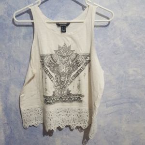 (3 FOR $20)Tank top with design